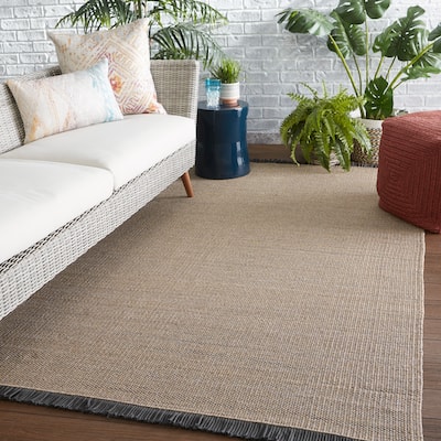 Taine Indoor/ Outdoor Solid Area Rug