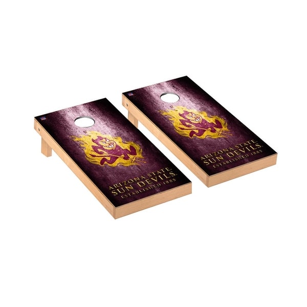 slide 2 of 5, Arizona State ASU Sun Devils Museum Cornhole Board Set