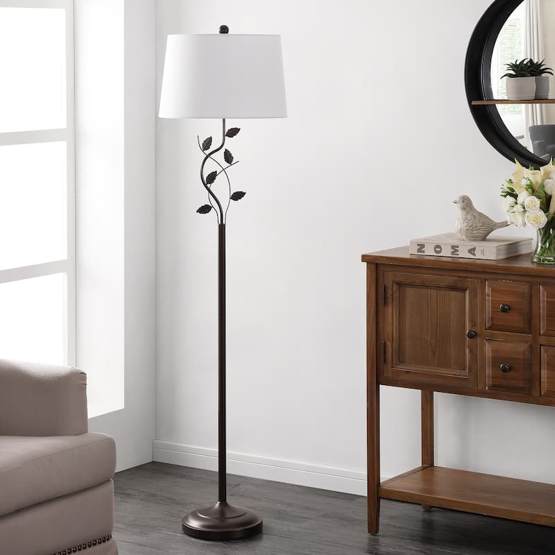 SAFAVIEH Lighting 61.5-inch Rudy Iron Floor Lamp - 16" x 16" x 61.5"