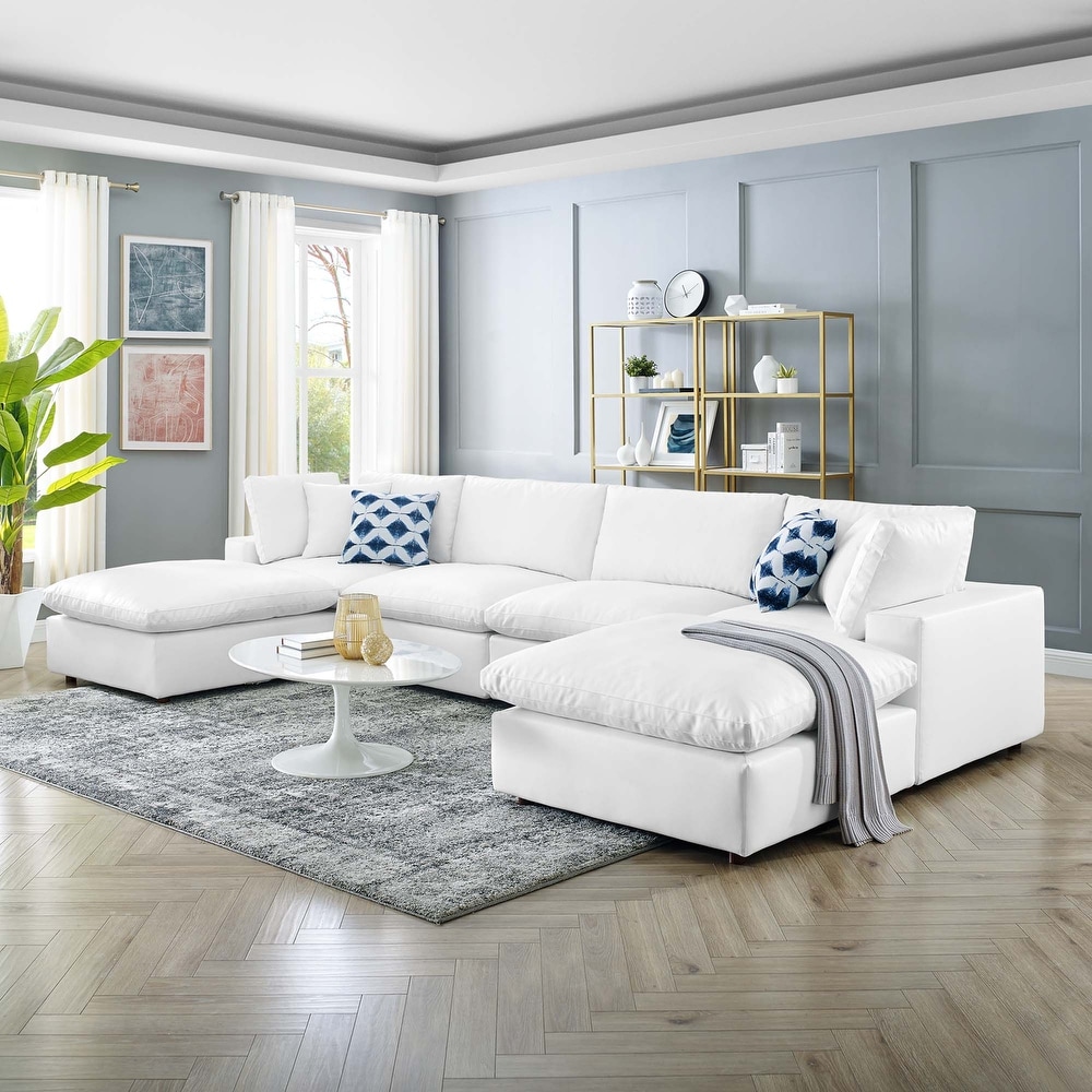 White symmetrical 2025 sectional