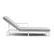 preview thumbnail 59 of 62, Benton Modern Aluminum Lounge Outdoor Double Chaise with Cushion - N/A