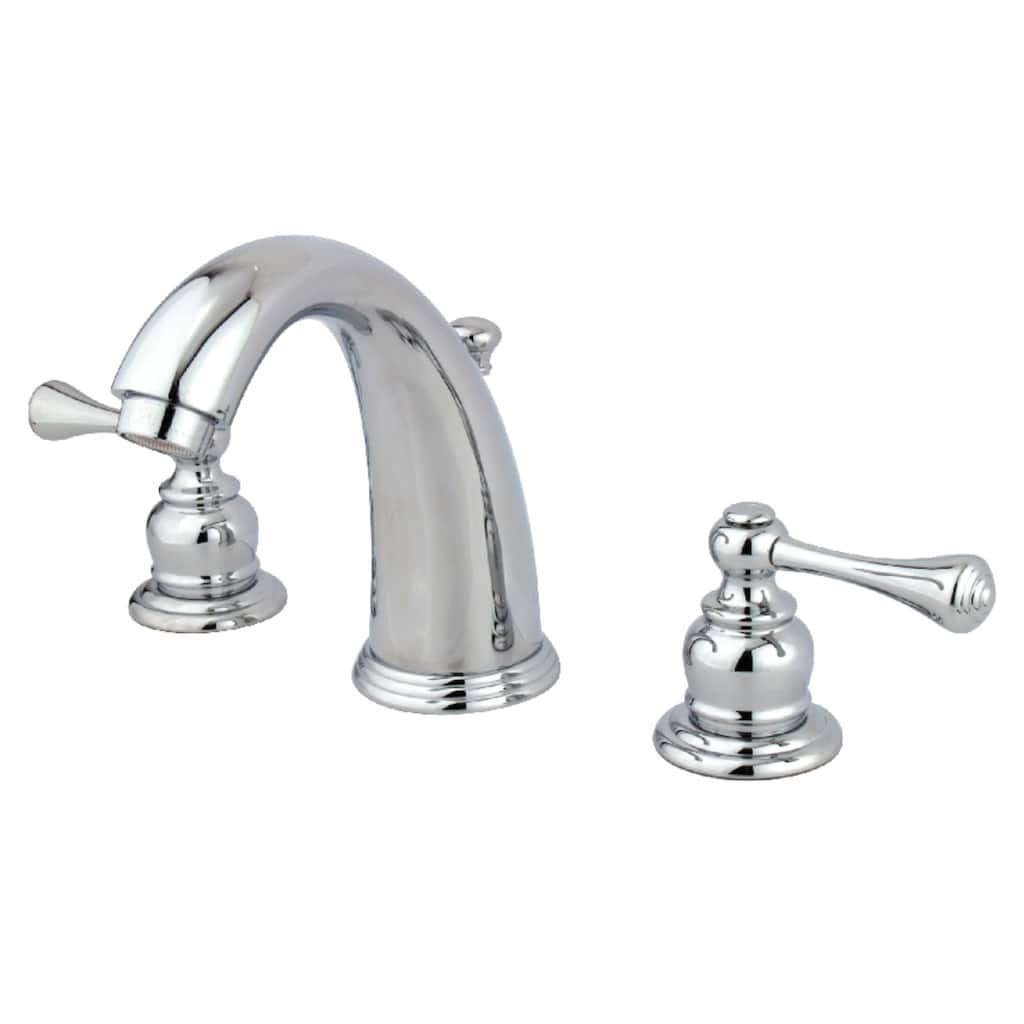 Victorian Deck Mount Widespread Bathroom Faucet