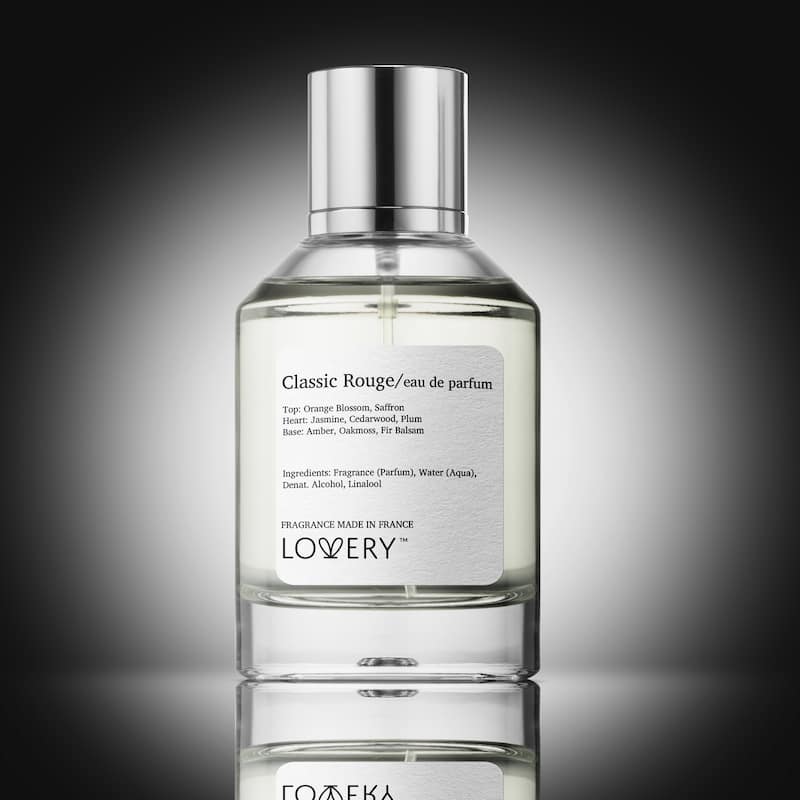 Lovery Classic Rouge Eau de Parfum, Made in France, 3.4 oz