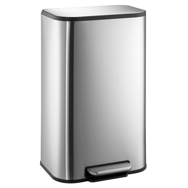 Kitchen Trash Can, 8 Gallon Stainless Steel Garbage Can