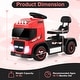 preview thumbnail 28 of 34, 6V Kids Electric Ride-on Truck with Height Adjustable Seat - 28" x 12" x 18"