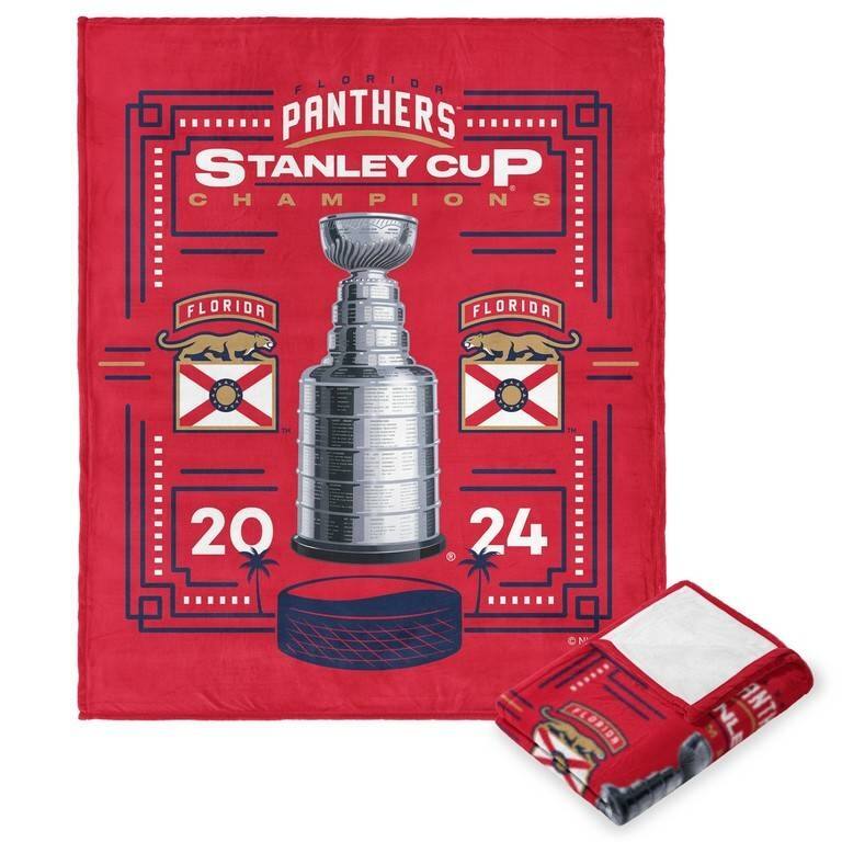 NHL Florida Panthers Dynamic Silk Touch Throw Blanket