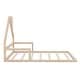 preview thumbnail 19 of 23, Playful Design Wood Floor Bed with House-shaped Headboard