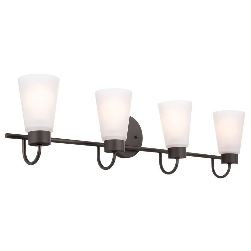 Kichler Lighting Erma 32.5 in. 4-Light Traditional Bathroom Vanity Light