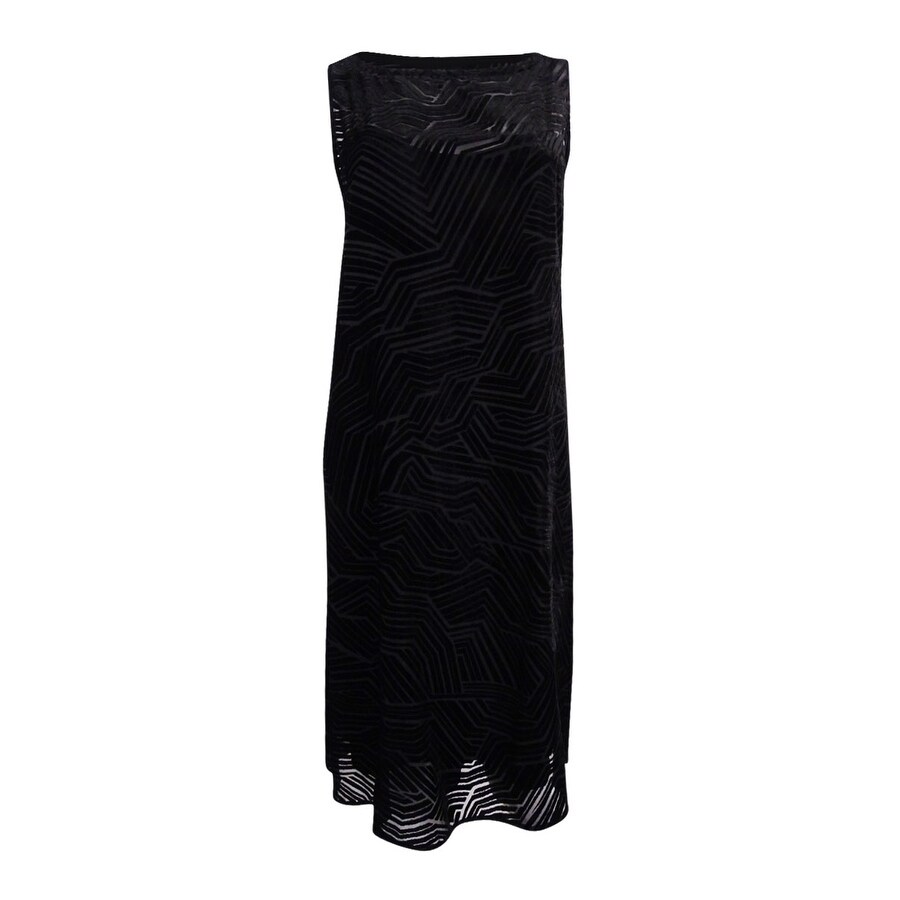 black velvet shift dress