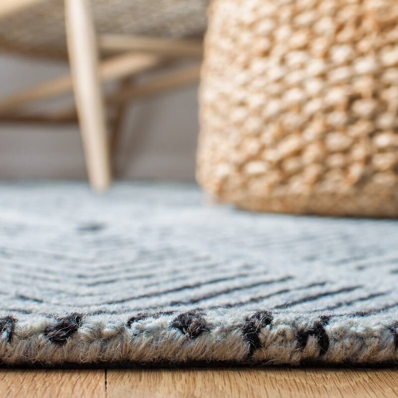 SAFAVIEH Handmade Micro-Loop Rodanthi Modern Wool Rug