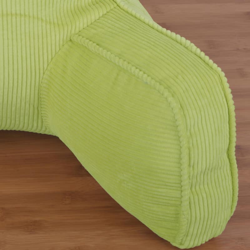 Cotton Corduroy Lounger Bed Rest Pillow Adjustable DIY Filling