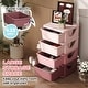 preview thumbnail 3 of 25, Qaba 4 Tier Kids Storage Unit, 4 Drawer Chest Toy Organizer Plastic Bins for Kids Bedroom Nursery Kindergarten Living Room