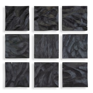 Uttermost Malosi Black Wood Wall Decor Set/9