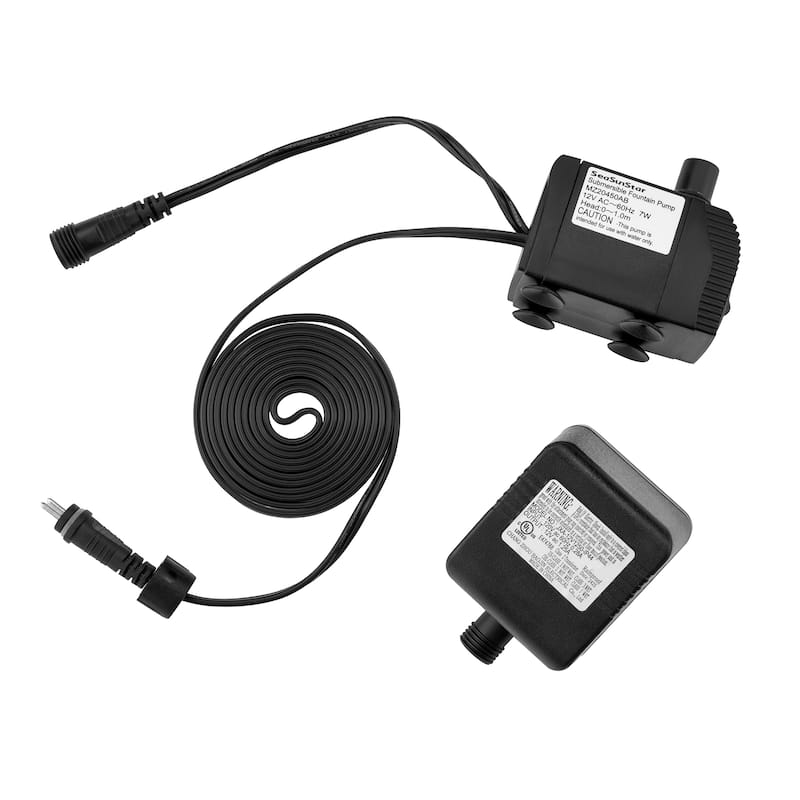 Glitzhome 27" H 4-Tier LED Ceramic Outdoor Floor Fountain with Birds, Cobalt Blue Turquoise Dandelion Texture Vase-Shaped