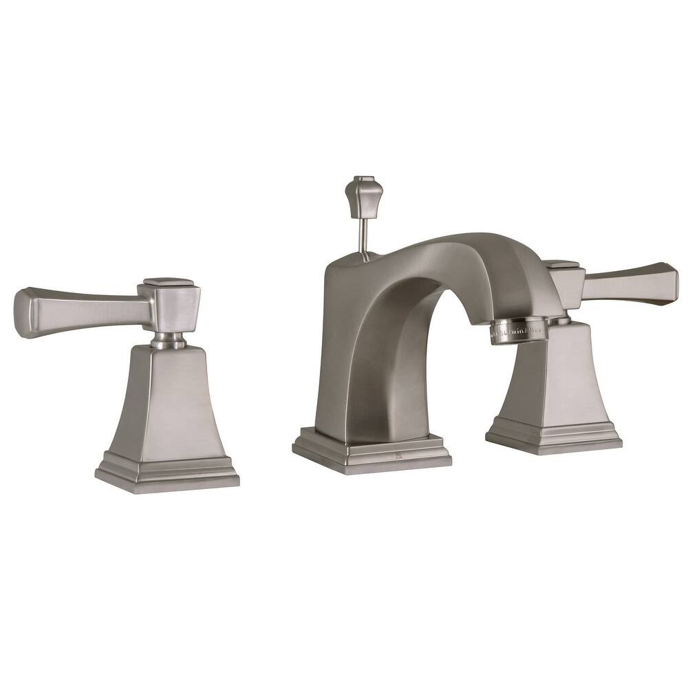 Design House Double Handle Widespread Bathroom Faucet with Metal Lever