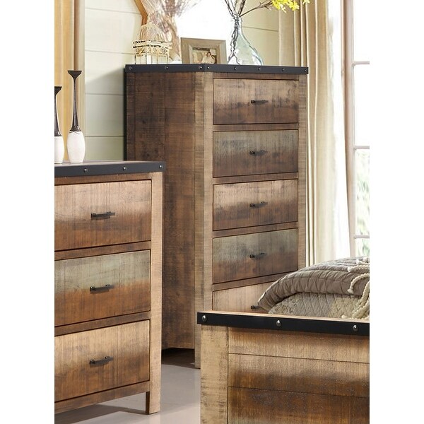 Coaster Furniture Sembene Antique Multi-color 5-drawer Chest - Bed