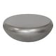 preview thumbnail 3 of 8, Pasargad Home Helios Drum Shape Coffee Table - W39" x D34.5" x H14.5"
