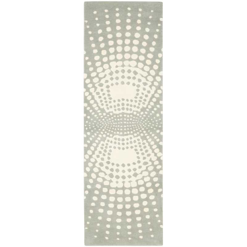 SAFAVIEH Handmade Soho Lyra Abstract Burst N.Z. Wool Rug