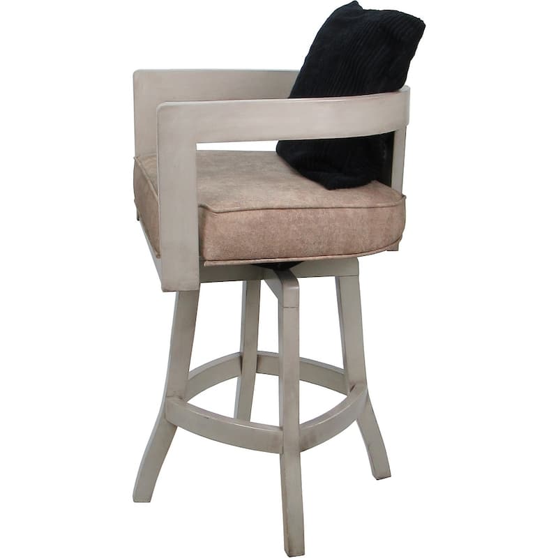 Swivel Wood Counter Bar or Extra Tall Stool - Kadir on S-Base - N/A