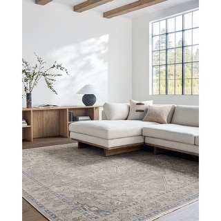 Galey Alix x Livabliss Maria Elena I Vintage Medallion Area Rug