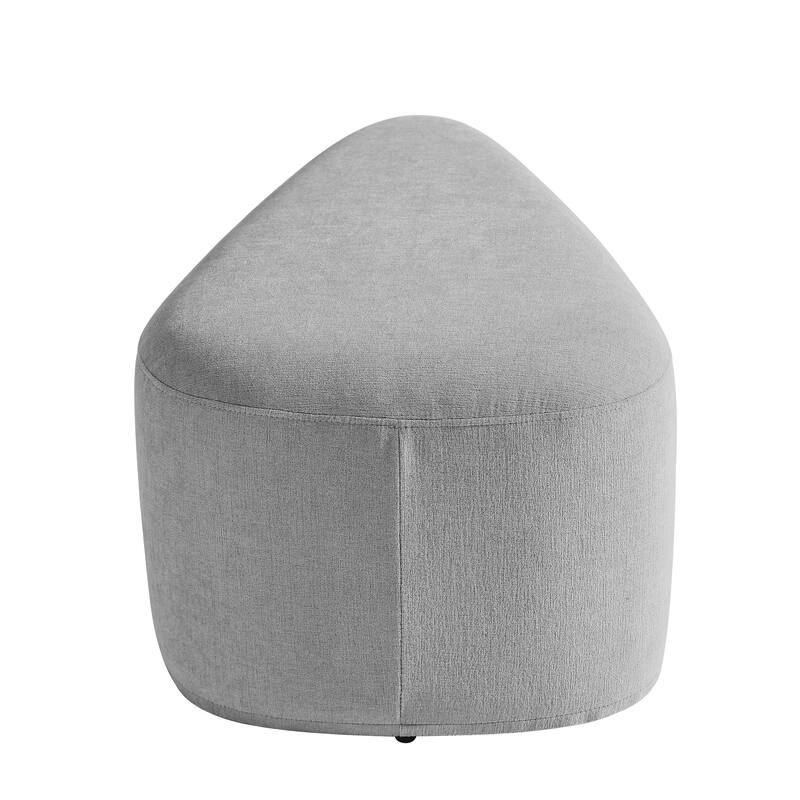 26" Footstools and Ottomans, Modern Fabric Pouf Ottoman