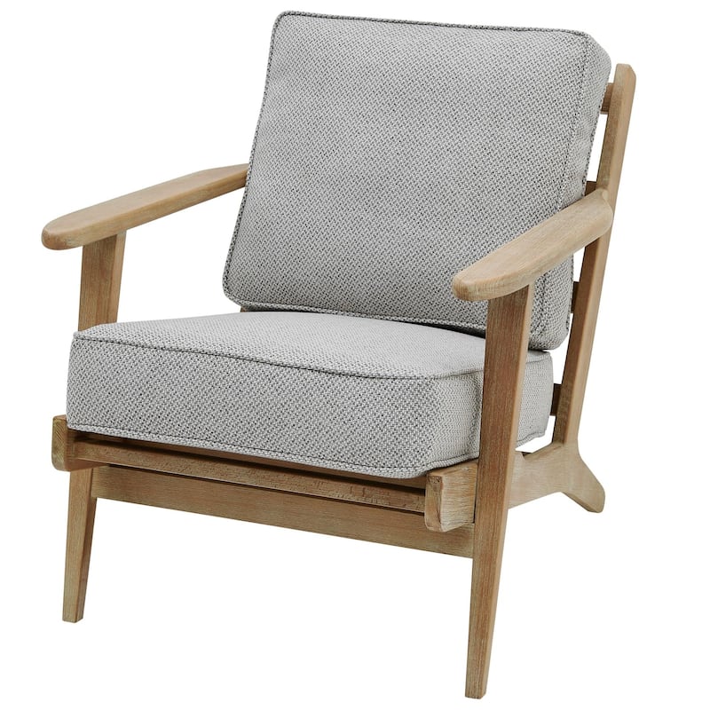 NPD Furniture Albert Solid Wood Frame Accent Chair