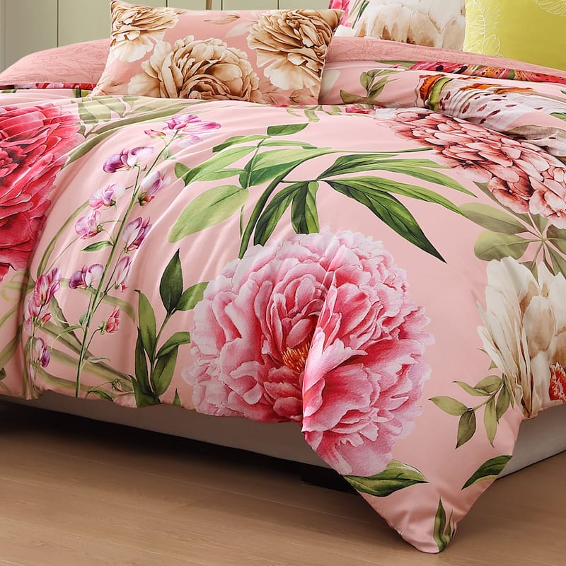 Bebejan Spring Forever 100% Cotton Sateen 5 Piece Reversible Comforter Set