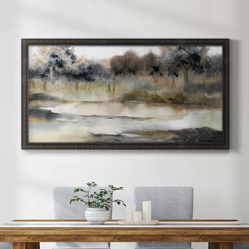 Serene River Premium Framed Canvas- Ready to Hang
