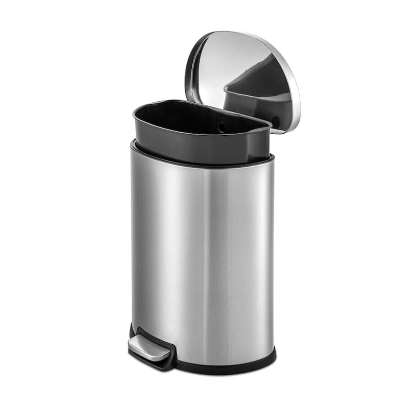 Qualiazero 50L / 13.2 Gallon D-Shape Step Can