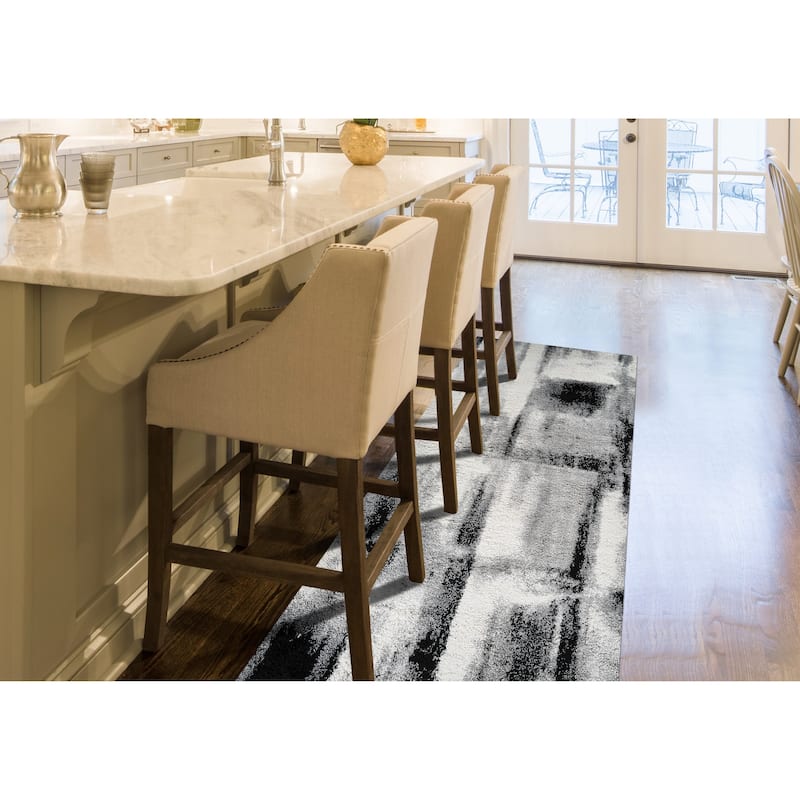 Noori Rug Lux Walsh Abstract Modern 2-inch Thick Shag Rug