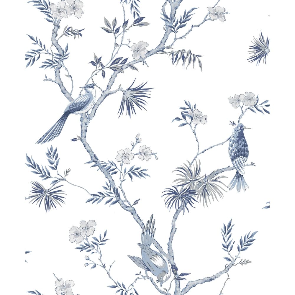 Galerie Wallcoverings Secret Garden Classic Bird Trail Non-woven Matte Wallpaper Roll