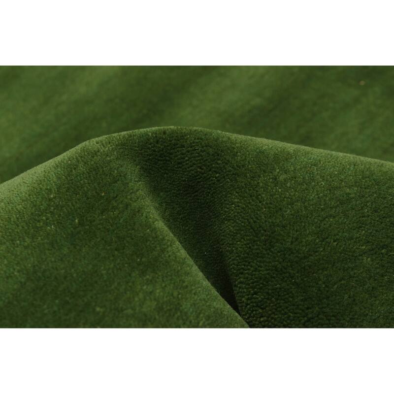 Kashkuli Gabbeh Green Rug 2'8" x 17'8" - 2'8 x 17'8