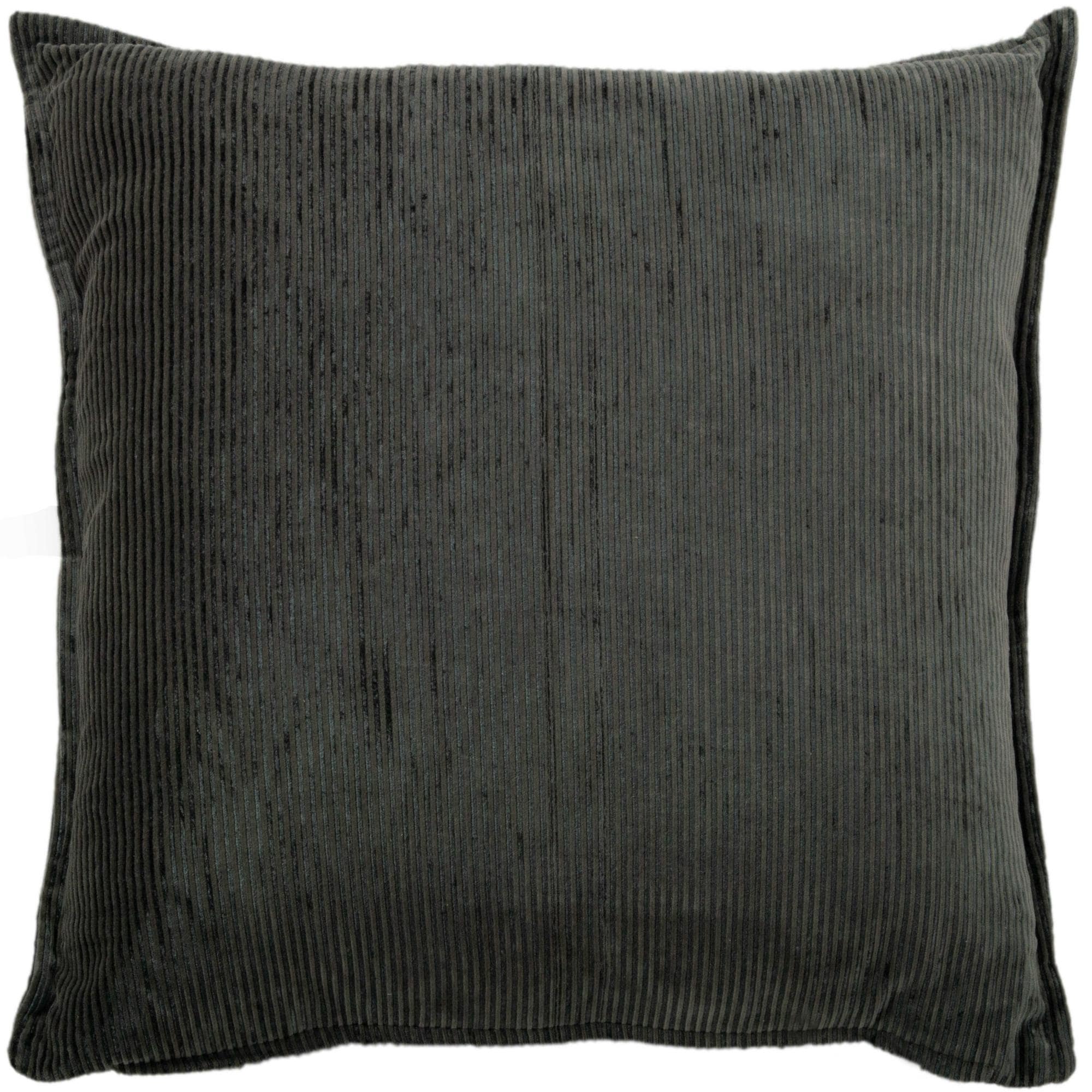 Rizzy Home Solid Velvet and Corduroy Throw Pillow