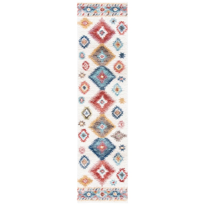 SAFAVIEH Calista Shag Juna Abstract 1-inch Thick Rug