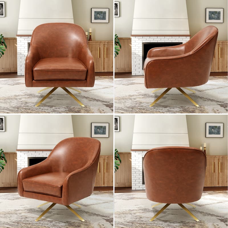 Pellebant Swivel Accent Chair Modern Armchair