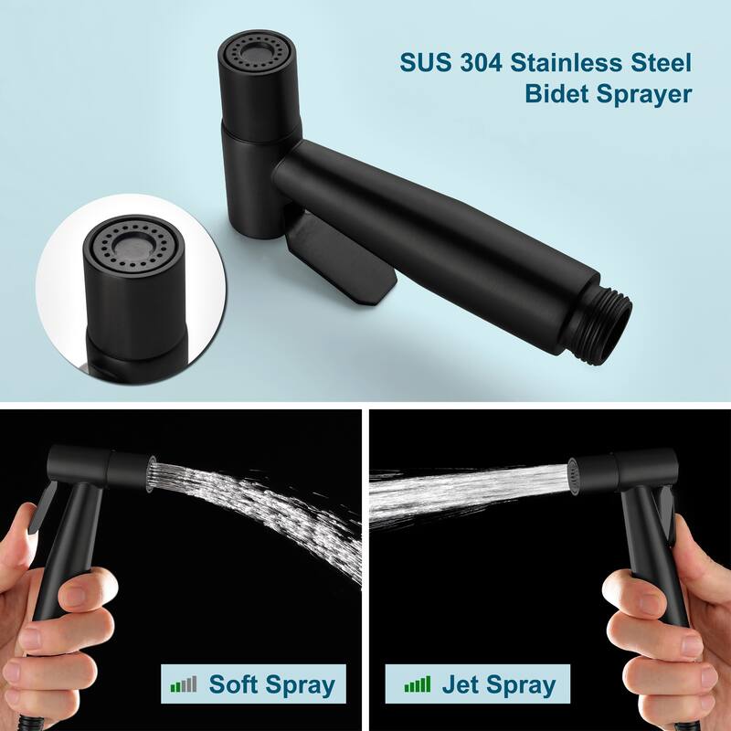 Handheld Bidet Sprayer Stainless Steel Bidet Hand Held Sprayer for Toilet Shattaf Toilet Attachment