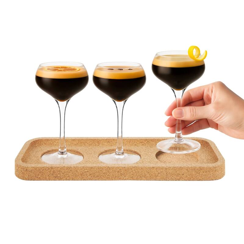 Final Touch Espresso Martini Flight, 4.75 oz (4-Piece Set)