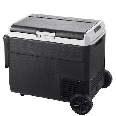 Portable 42.3QT Car Refrigerator Freezer for Camping Travel Boating - 25.9 x 16.3 x 20.7 in