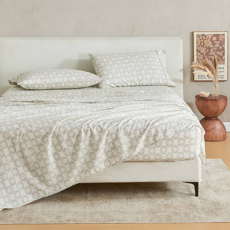 Patina Vie Maison Cotton & Rayon from Bamboo Blend Printed Sheet Set