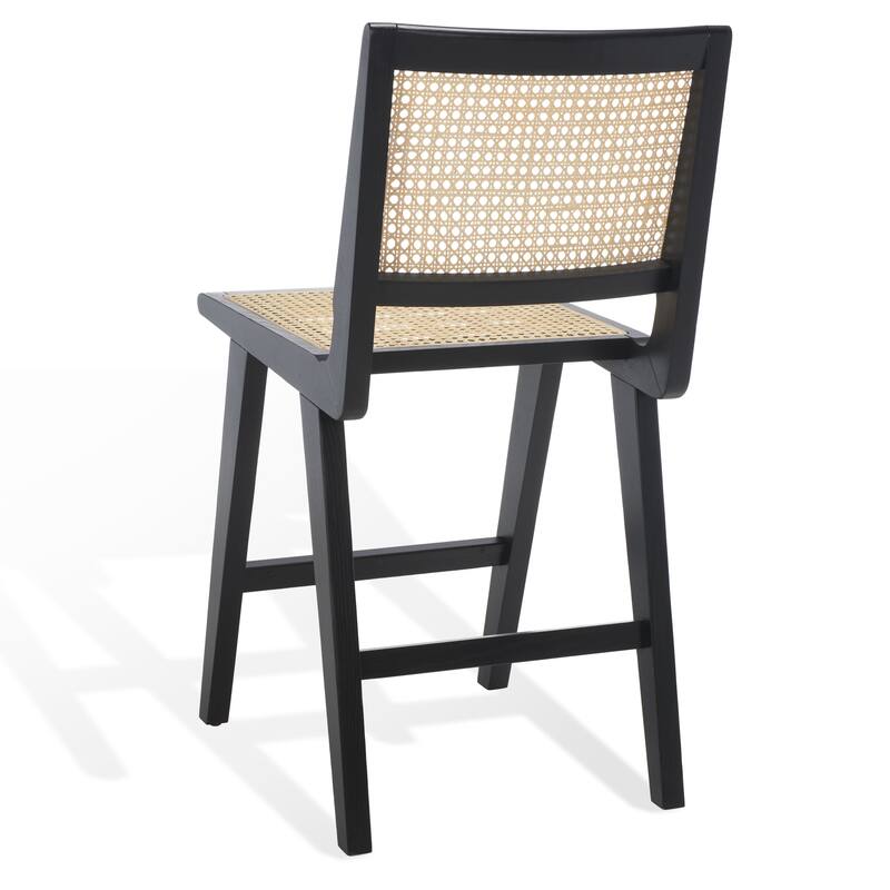 SAFAVIEH Couture Melike French Cane 23-inch Counter Stool - 18 In. W x 23 In. D x 39 In. H - 18Wx23Dx39H