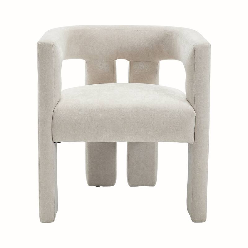 2PCS Barrel Chenille Side Chair