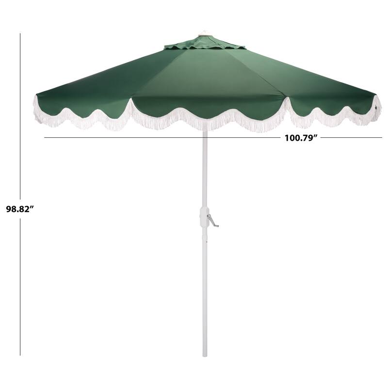 SAFAVIEH Outdoor Living Torsa 9ft Crank Umbrella