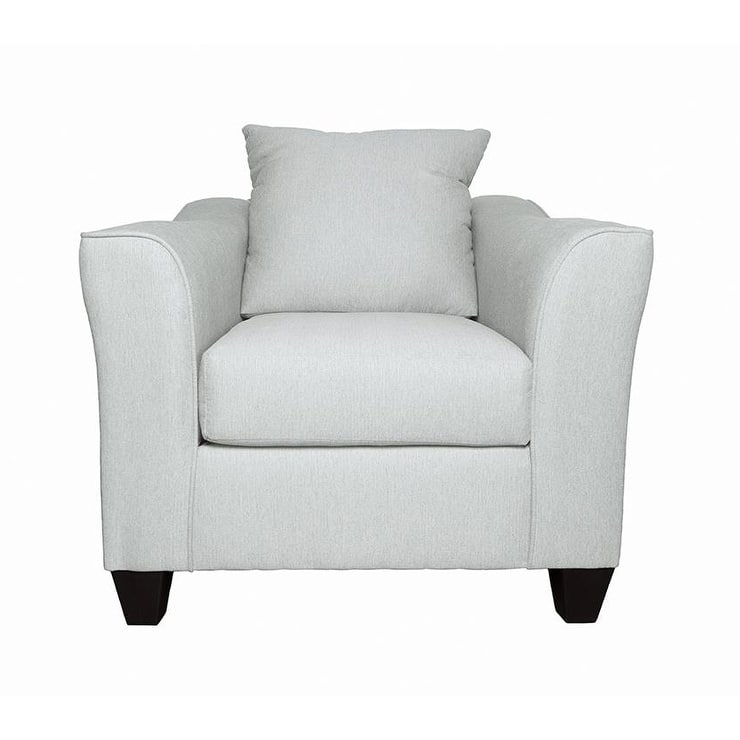 Alcazar Grey Mist Track Arm Accent Chair