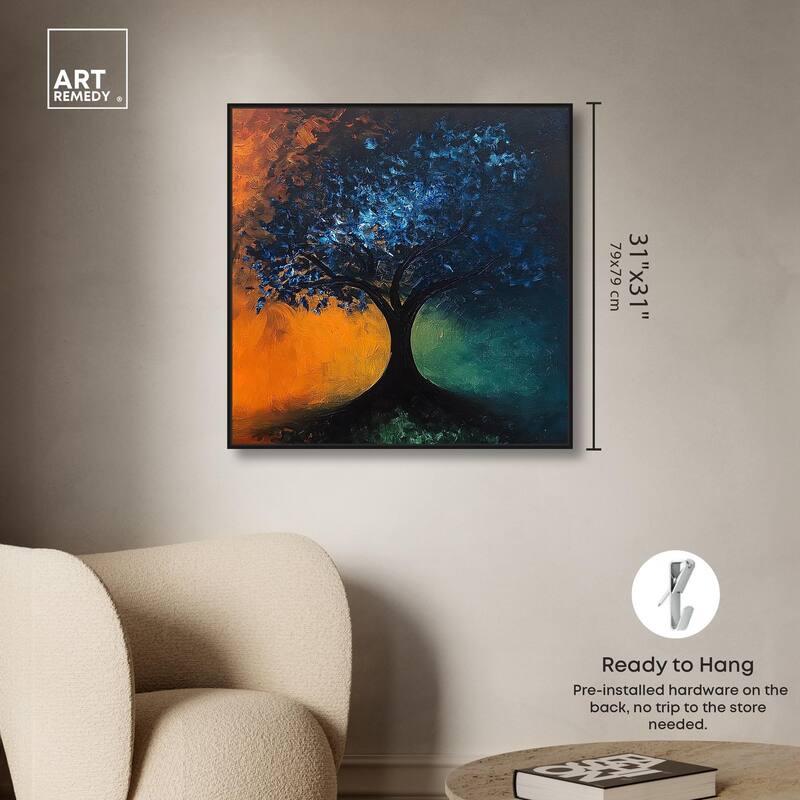 Tree of Opposites II Canvas by Art Remedy