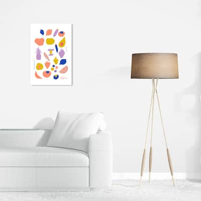 Wynwood Studio Canvas Food and Cuisine Fruits and Veggies Orange and Pastel Orange Modern & Contemporary Wall Art Canvas Print