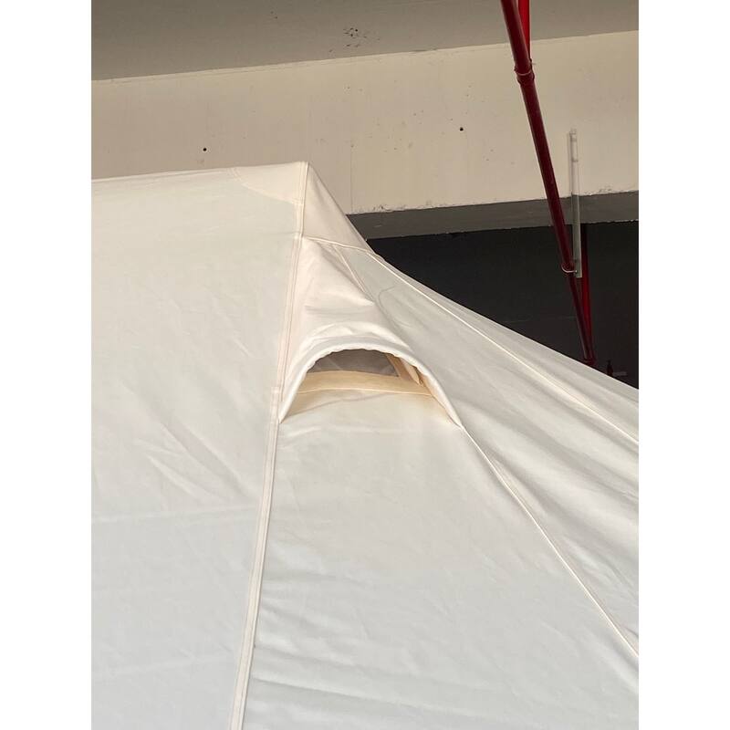 8-10 persons 23✖16.5ft Canvas Tent Bell Tent Glamping, 4 Seasons Yurt Tent for Camping