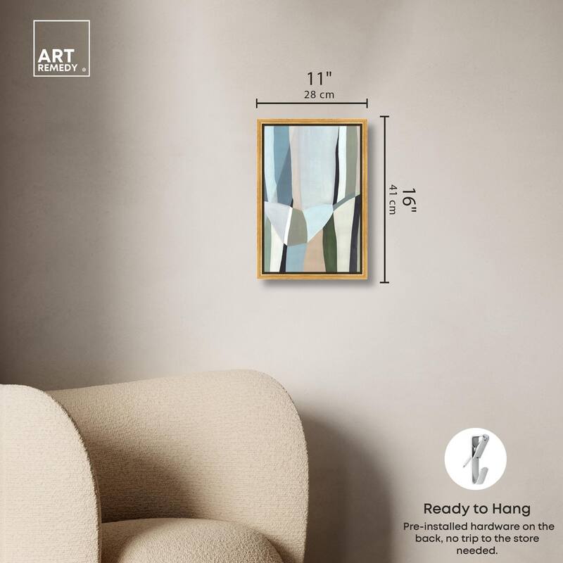 Abstract Fragments II Canvas by Art Remedy