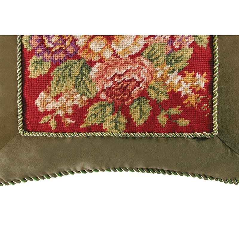 Rossa Needlepoint Pillow