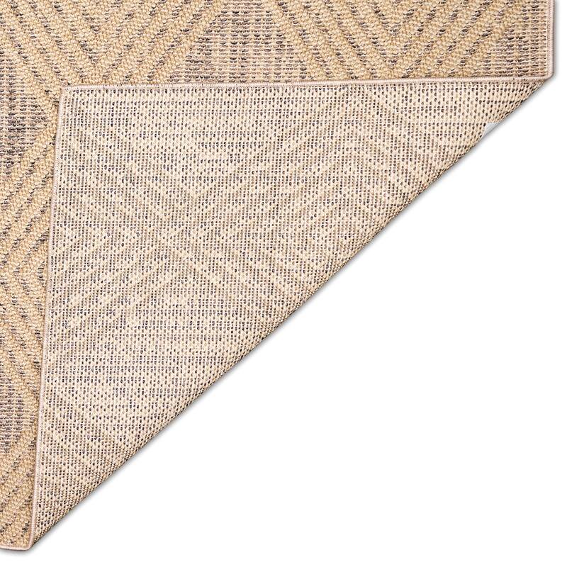 Liora Manne Dunes Modern Diamond Indoor/Outdoor Rug