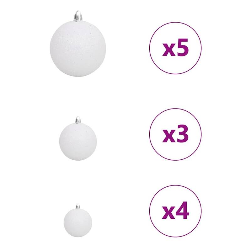 vidaXL Artificial Christmas Tree - 70.9" x 15.7